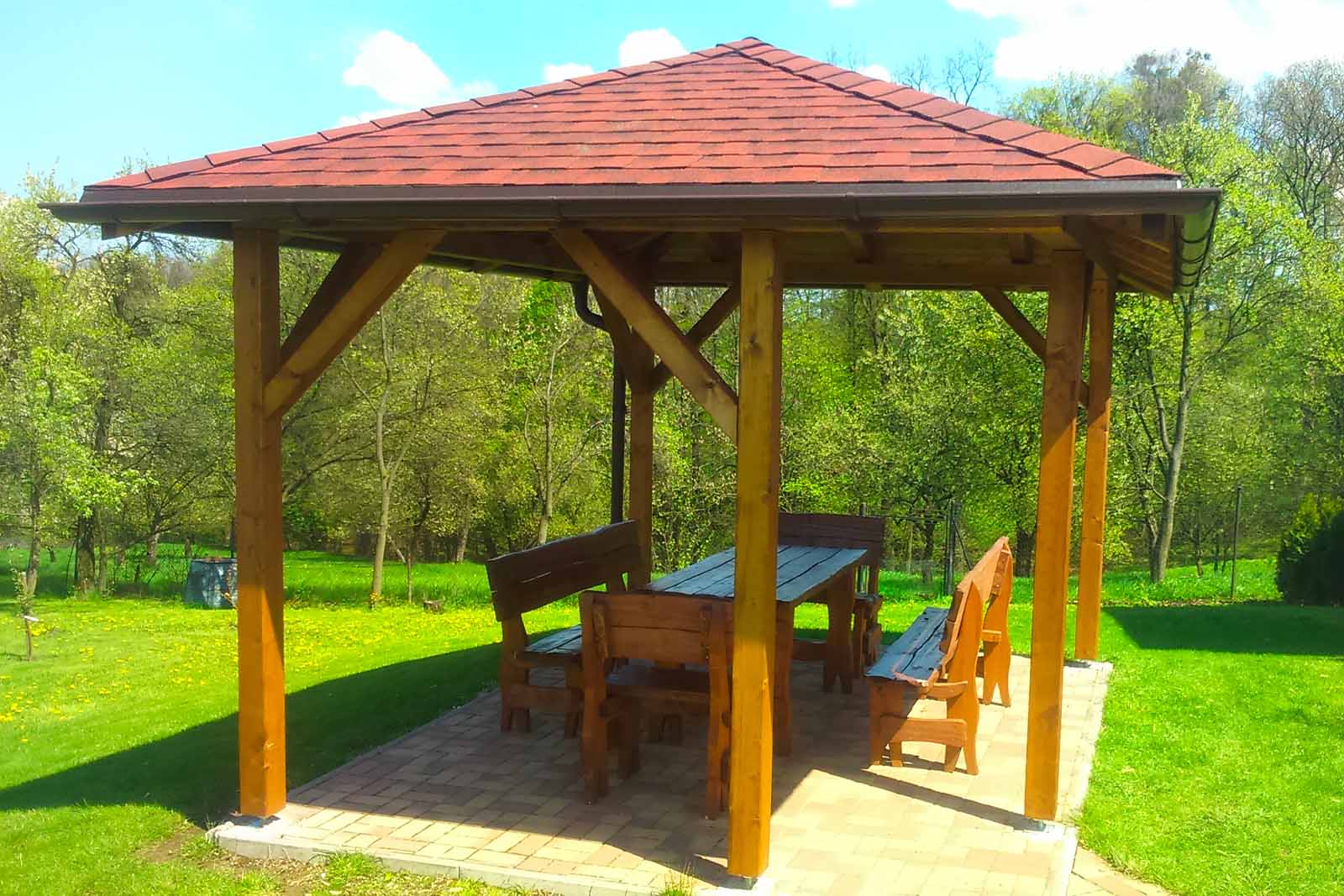 Dřevěná pergola 2